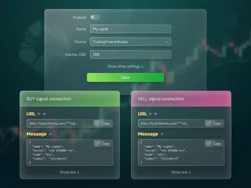 2. Настройка в Finandy